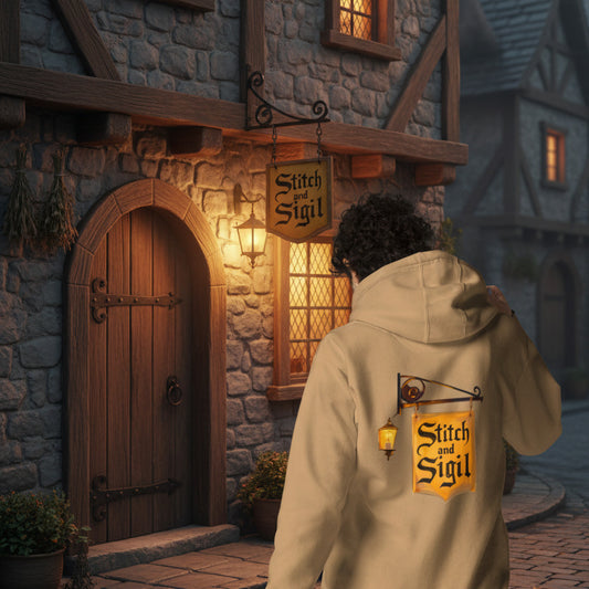 Stitch & Sigil Logo Hoodie — The Sign of the Sigil