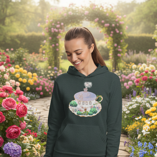 Teacup Cottage - Faery Magical - Unisex Pullover Hoodie