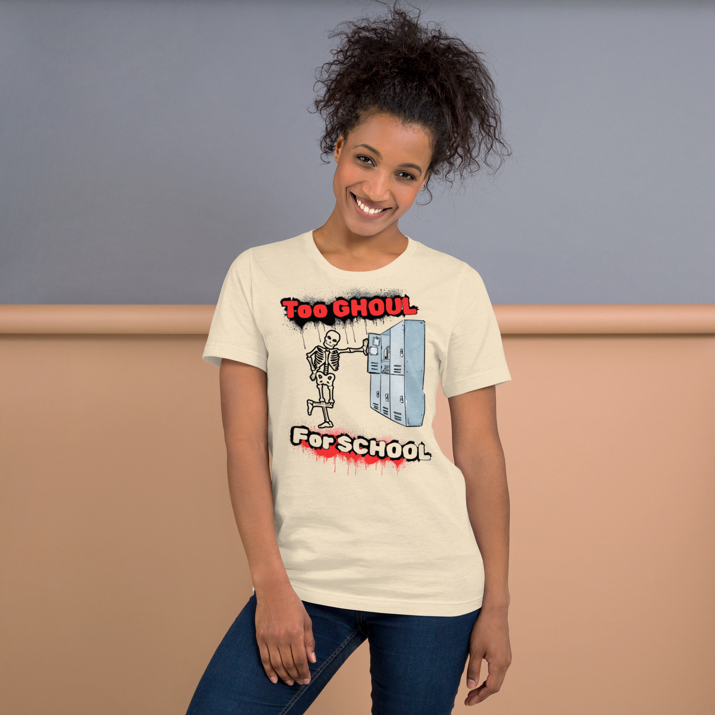 Too Ghoul for School Halloween Graphic Tee