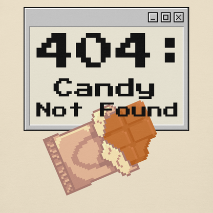 404 Candy Not Found Unisex Hoodie - Halloween Apparel | Stitch & Sigil