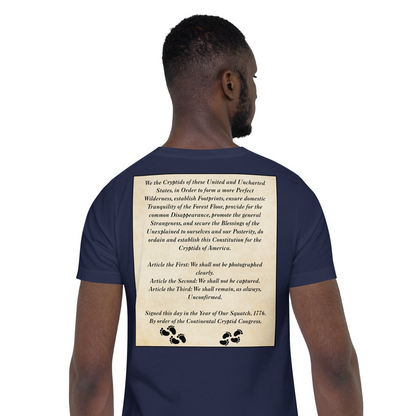 america oldest resident tee - back image