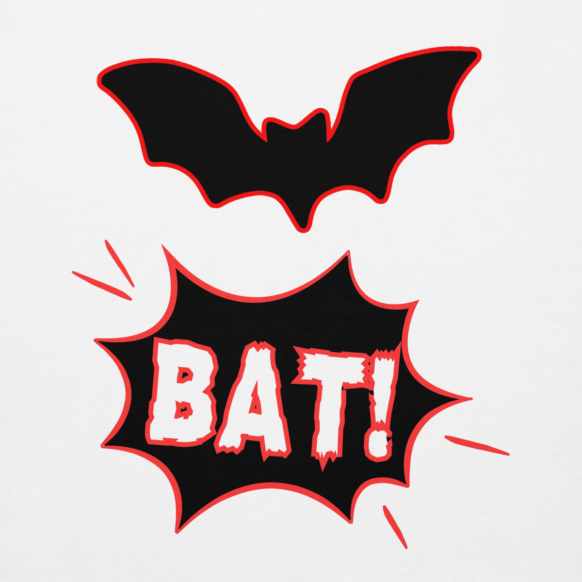 Bat! Unisex Hoodie - Halloween Apparel | Stitch & Sigil