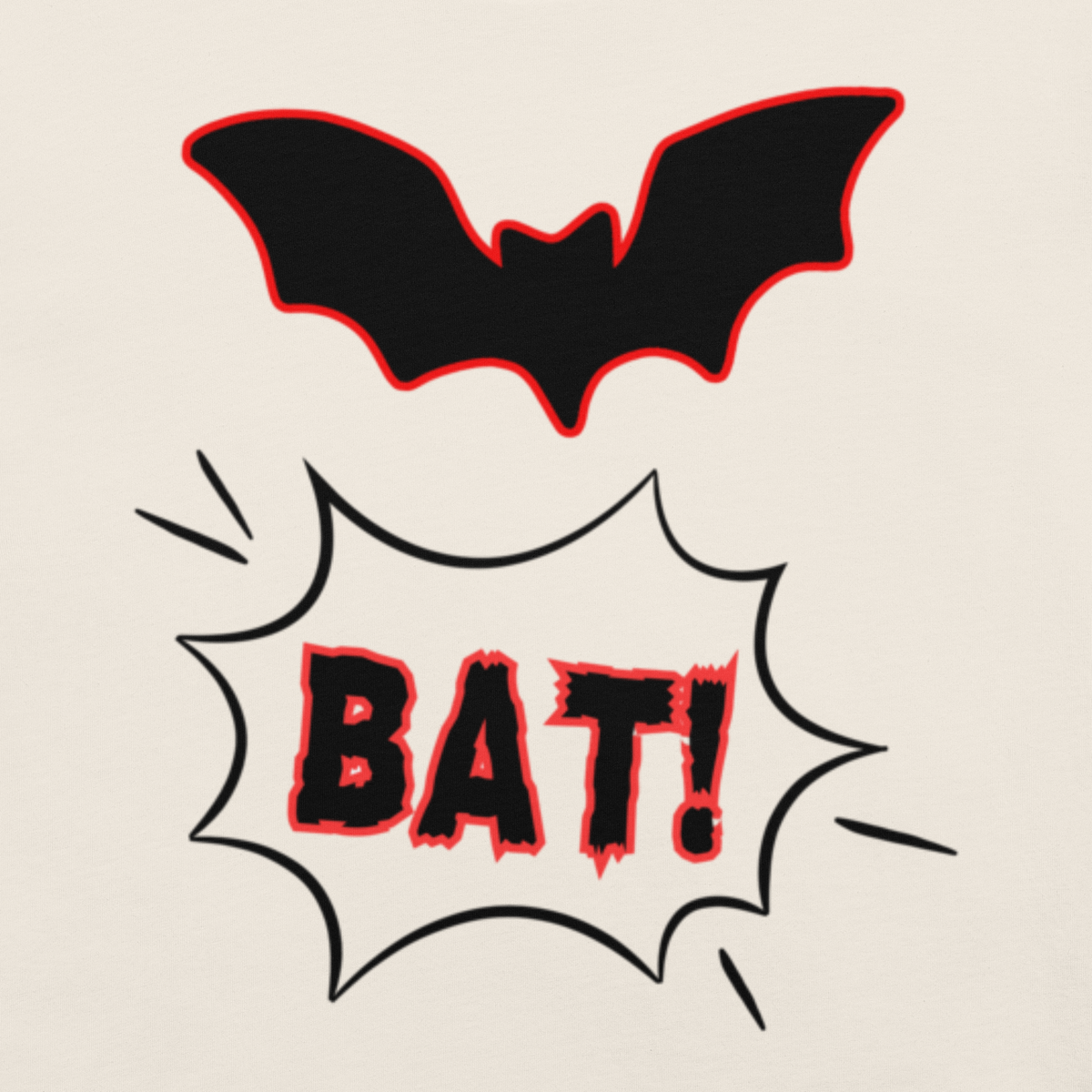 Bat! Halloween Graphic Tee