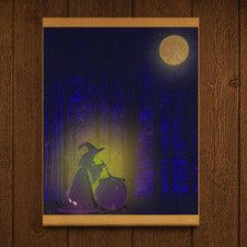 Witchy Woods Canvas Wall Art 18"x24"