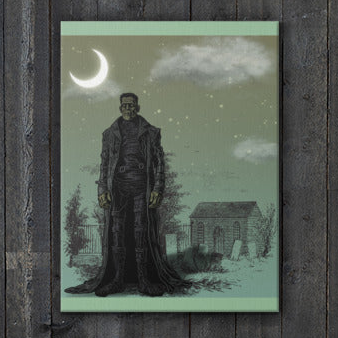 Frankenstein's Monster Canvas Wall Art 18"x24"
