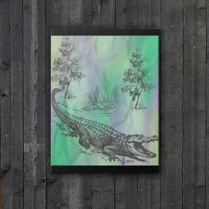 The Gator Canvas Wall Art 18"x24"