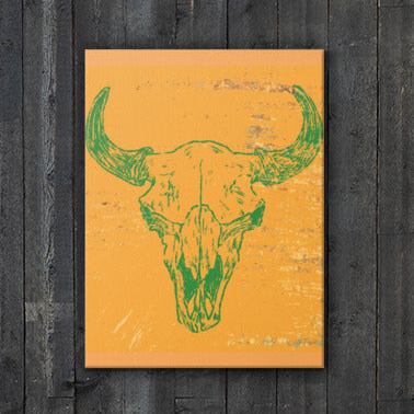 Skull Canvas Wall Art 18"x24"