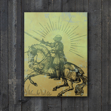 Knight Sigil Canvas Wall Art 18"x24"