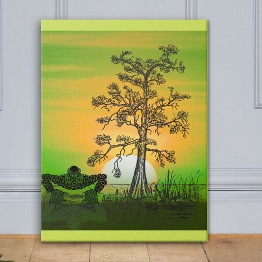 Monstrous Marsh Canvas Wall Art 18"x24"