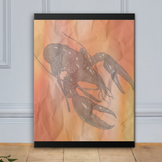 The Crawfish Canvas Wall Art 18"x24"