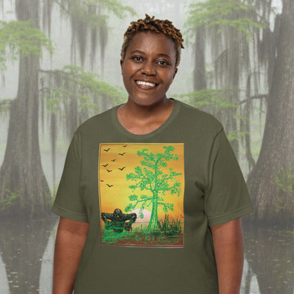 The Creature — Lagoon Mist Unisex Graphic Tee
