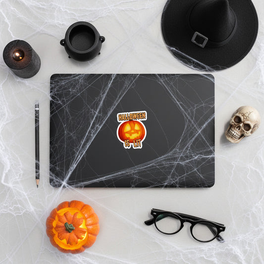 halloween is lit sticker 