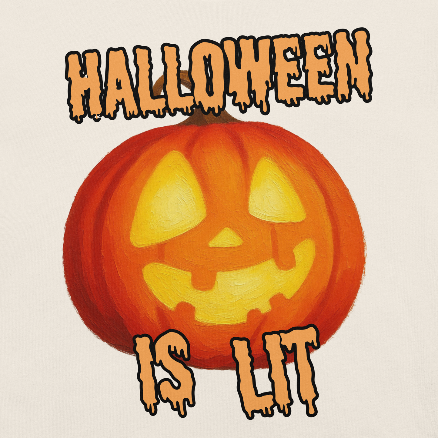 Halloween is Lit Halloween Graphic Tee