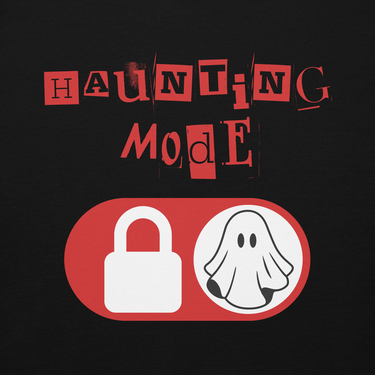 Haunting Mode Unisex Hoodie - Halloween Apparel | Stitch & Sigil