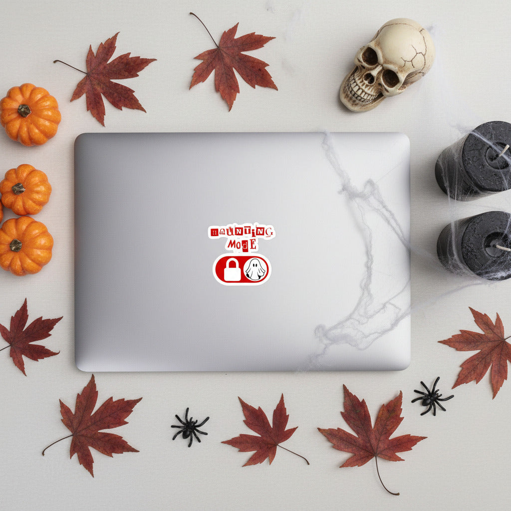 haunting mode sticker