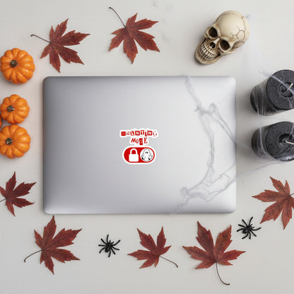 haunting mode sticker