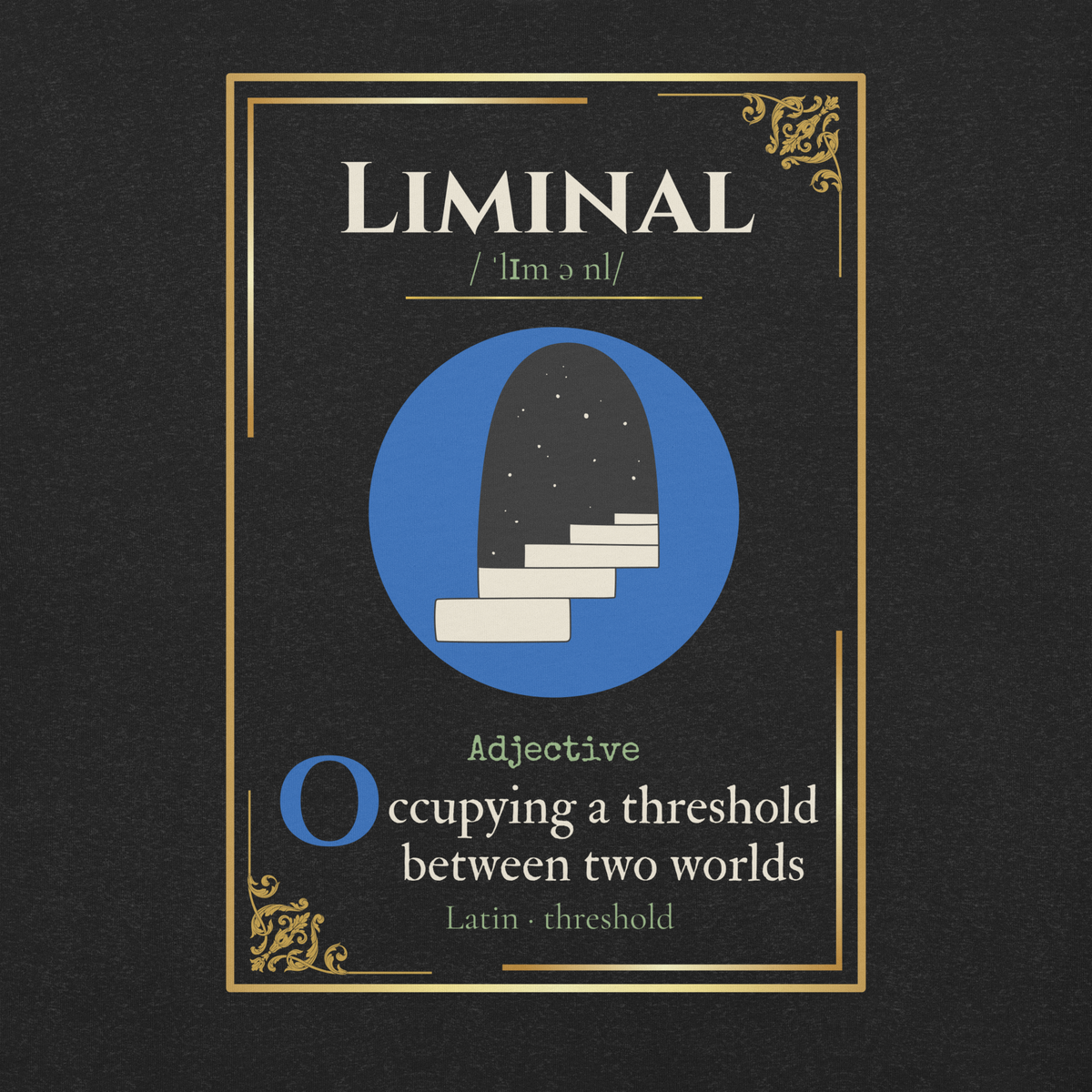 Liminal Tee — Lost Lexicon Apparel | Stitch & Sigil