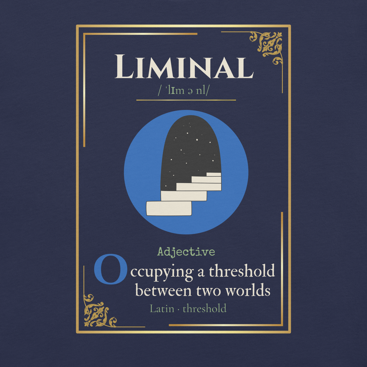 Liminal Tee — Lost Lexicon Apparel | Stitch & Sigil