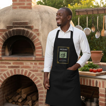 meraki definition black apron
