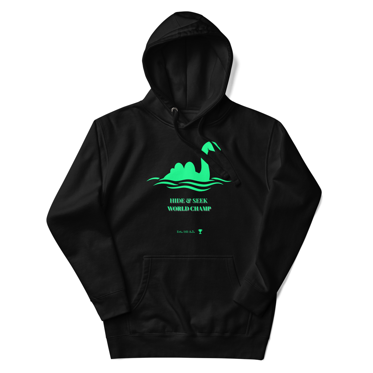 Nessie Hide and Seek World Champ Cryptid Hoodie — Stitch & Sigil