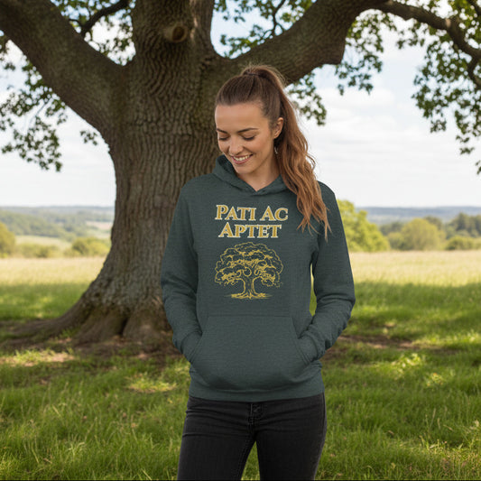 woman wearing pati ac aptet hoodie