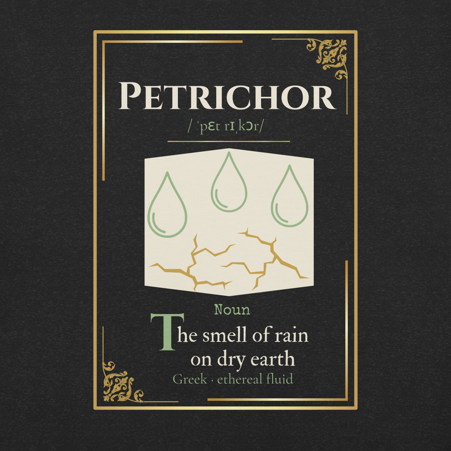 Petrichor Tee — Lost Lexicon Apparel | Stitch & Sigil