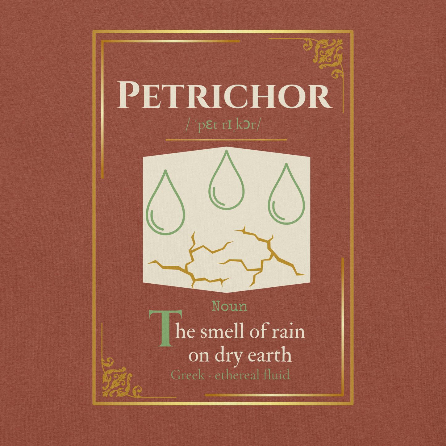 Petrichor Tee — Lost Lexicon Apparel | Stitch & Sigil