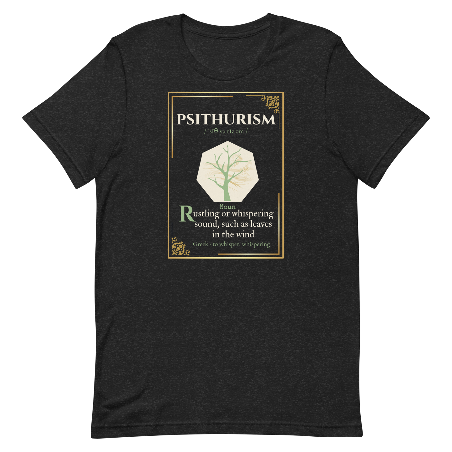 Psithurism Tee — Lost Lexicon Apparel | Stitch & Sigil