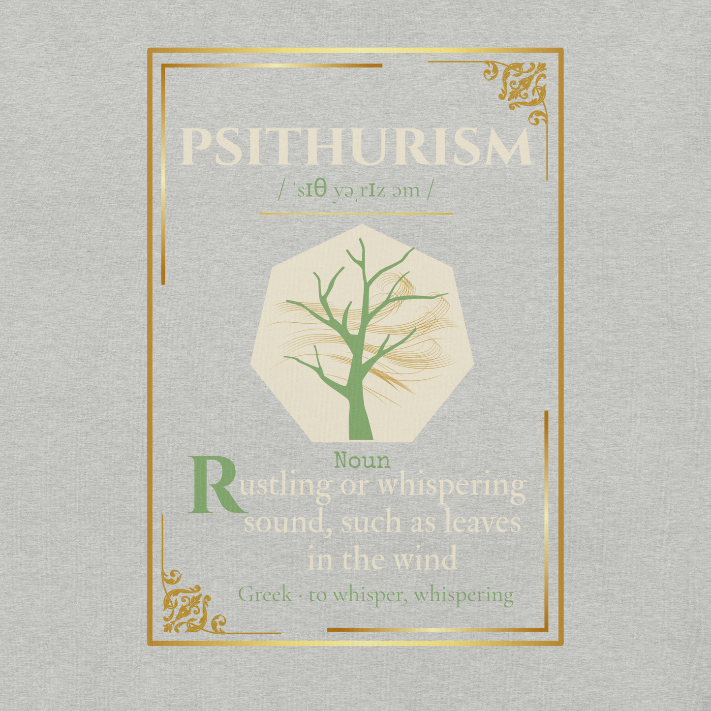 Psithurism Tee — Lost Lexicon Apparel | Stitch & Sigil