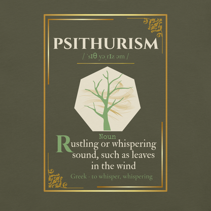 Psithurism Tee — Lost Lexicon Apparel | Stitch & Sigil