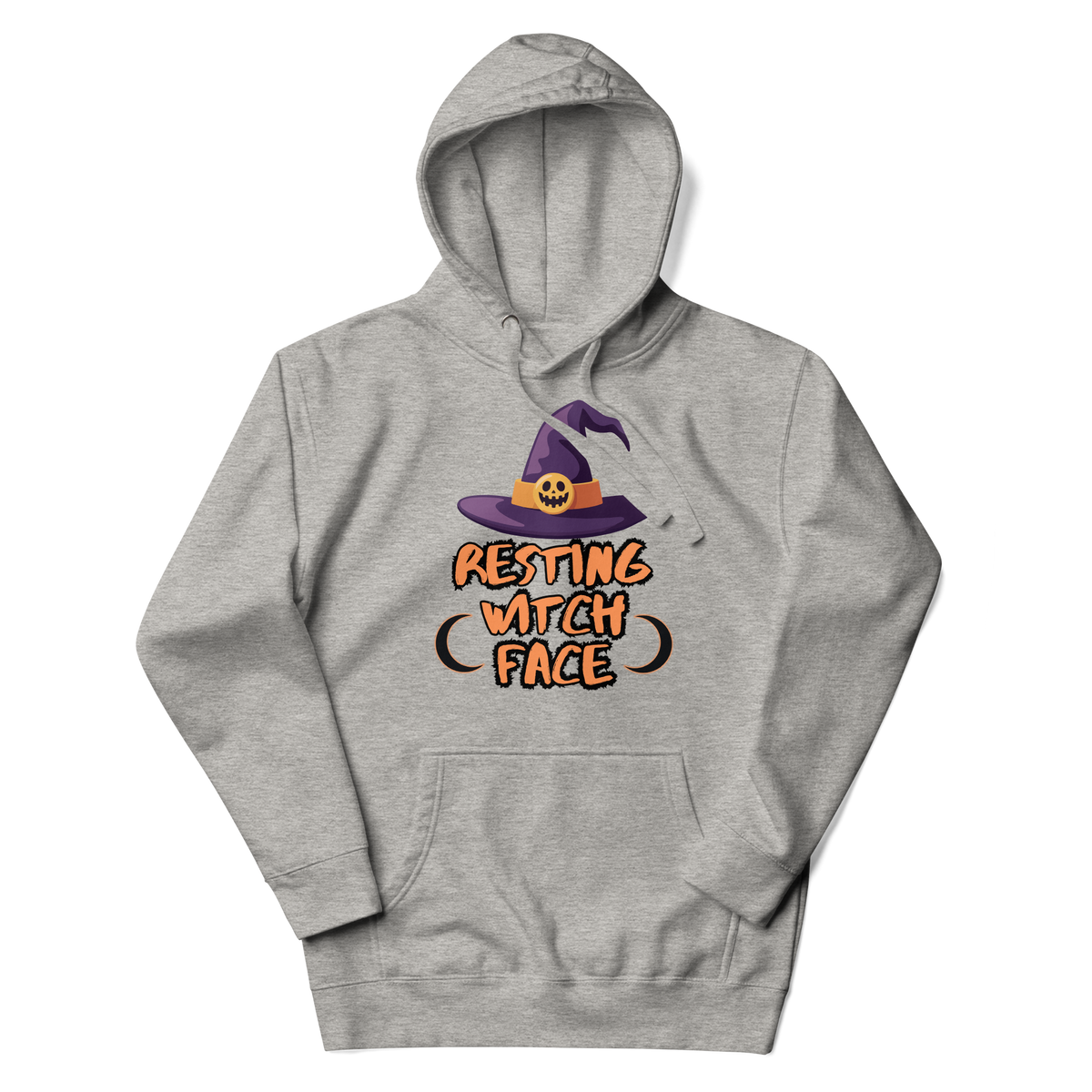Resting Witch Face Unisex Hoodie - Halloween Apparel | Stitch & Sigil