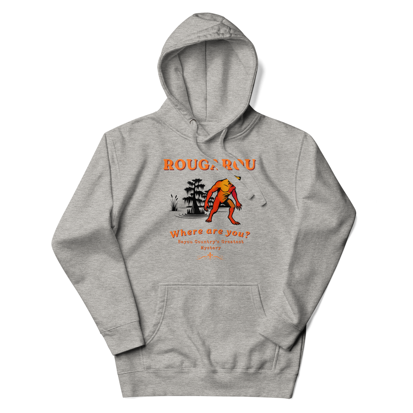 Rougarou Where Are You Cajun Cryptid Hoodie — Stitch & Sigil
