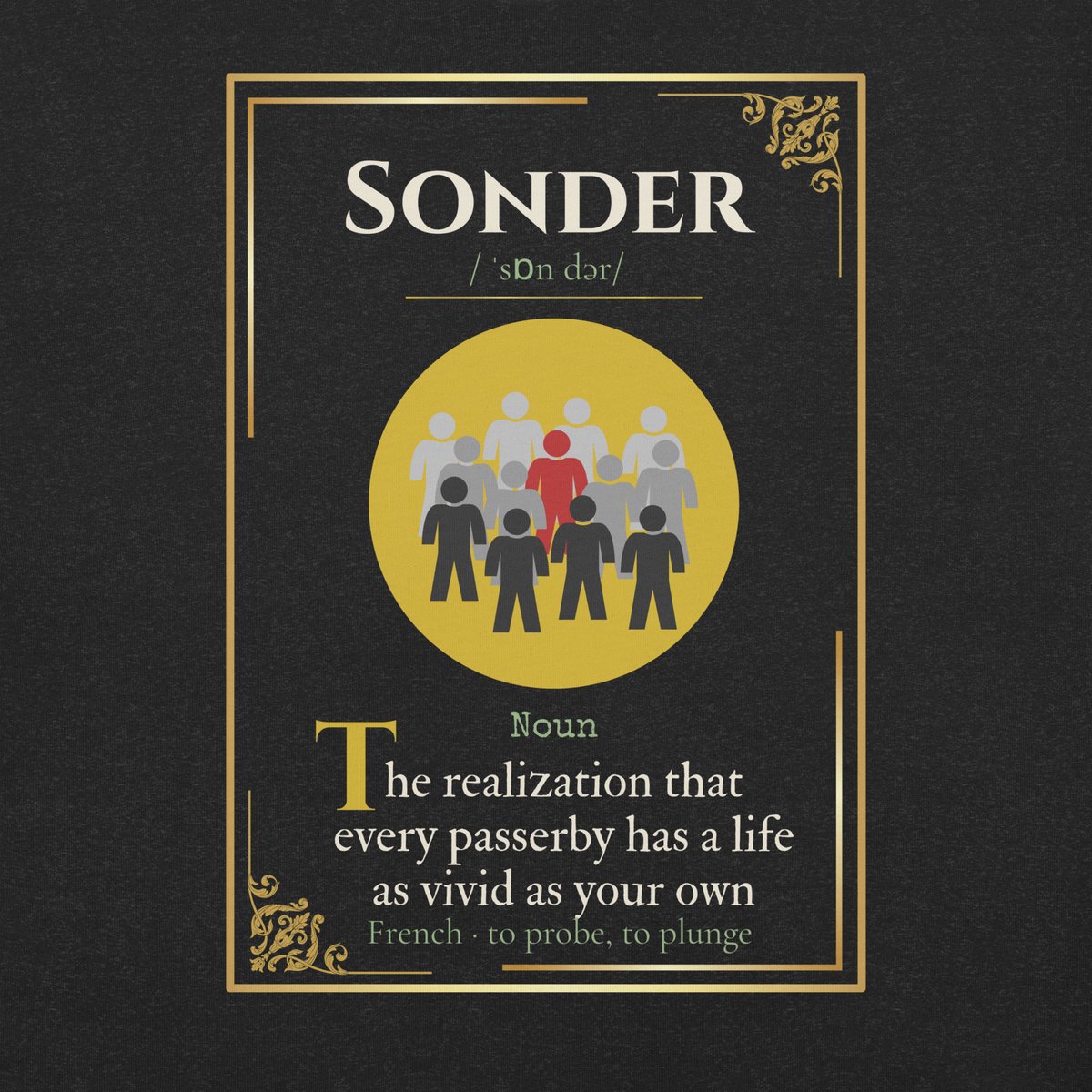 Sonder Tee — Lost Lexicon Apparel | Stitch & Sigil