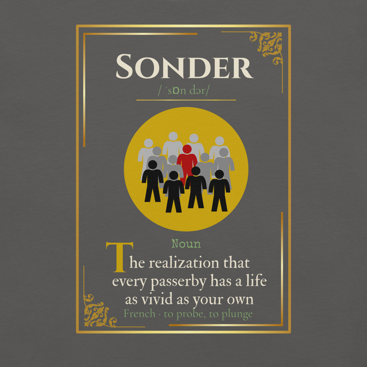 Sonder Tee — Lost Lexicon Apparel | Stitch & Sigil