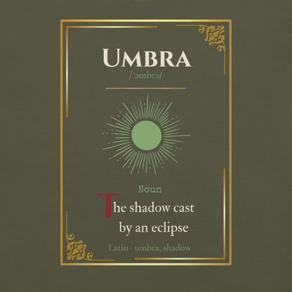 Umbra Tee — Lost Lexicon Apparel | Stitch & Sigil
