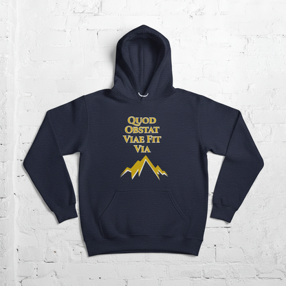 The Obstacle Becomes the Path  - Quod Obstat Viae Fit Via - Unisex Hoodie