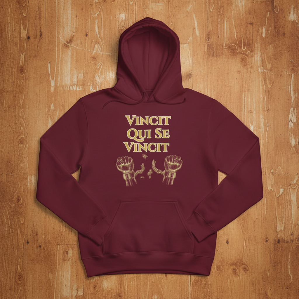 They Win Who Master Themselves - Vincit Qui Se Vincit - Unisex Hoodie