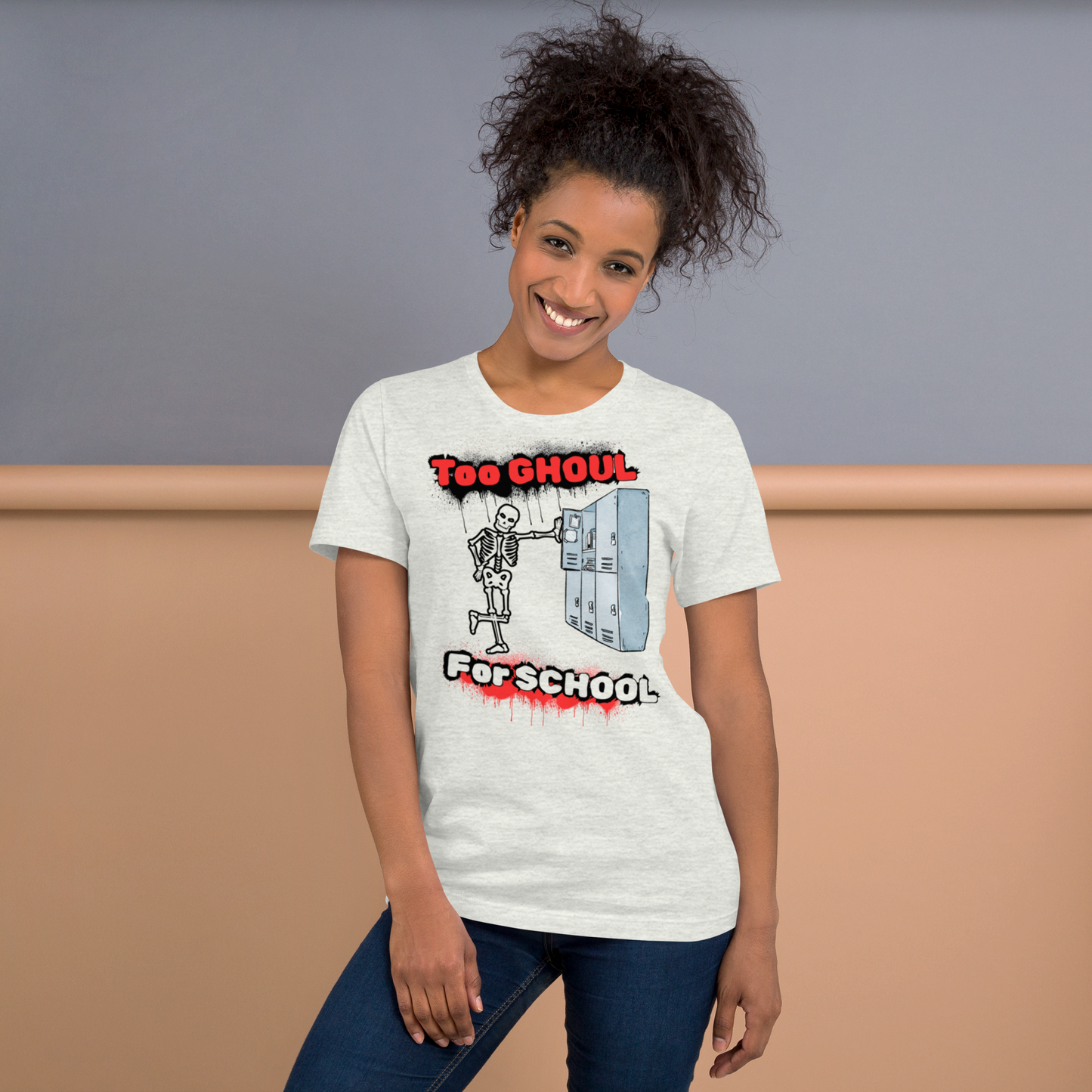 Too Ghoul for School Halloween Graphic Tee