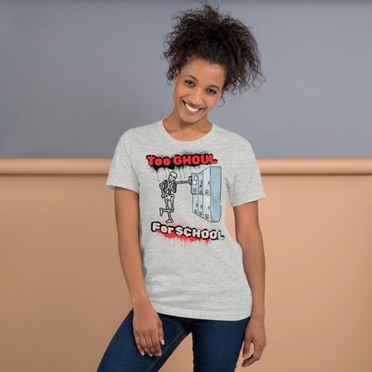 Too Ghoul for School Halloween Graphic Tee