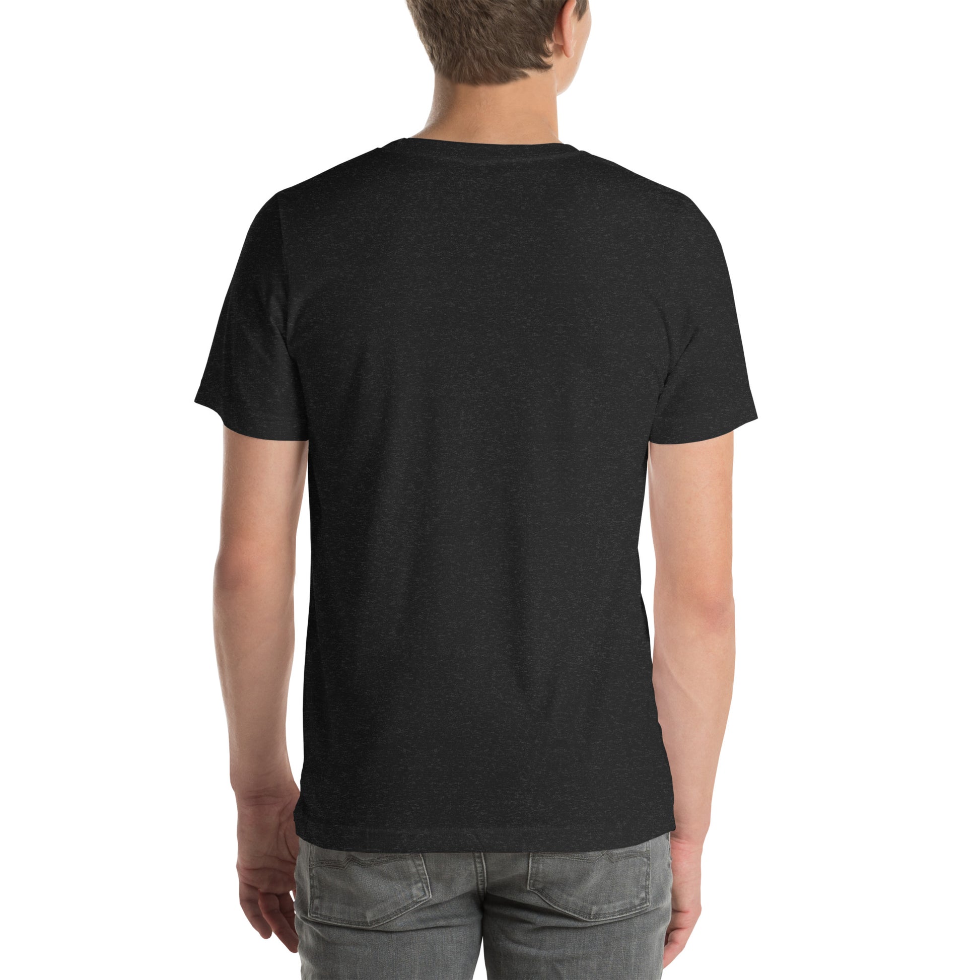 Flatwoods Monster Radar cryptid graphic tee — West Virginia UFO cryptid radar design back view — Stitch and Sigil
