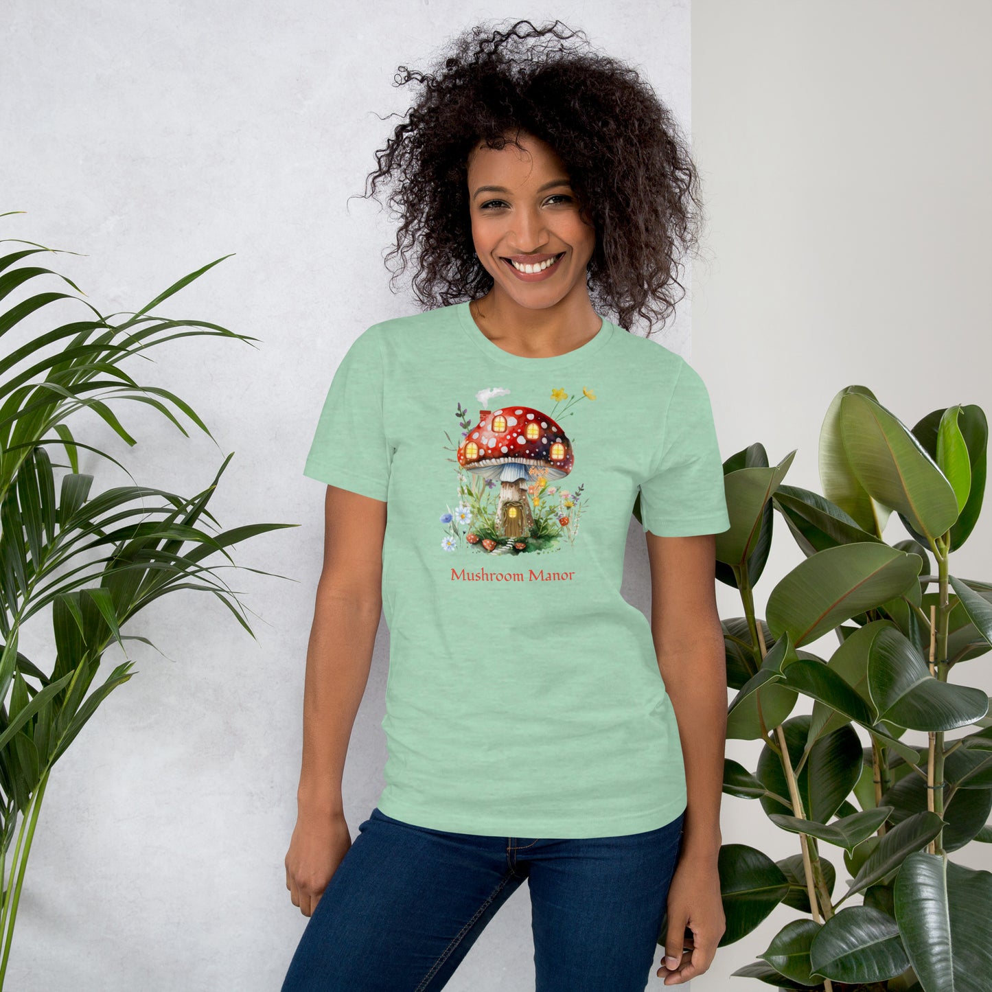Mushroom Manor Faery Magical Graphic Tee