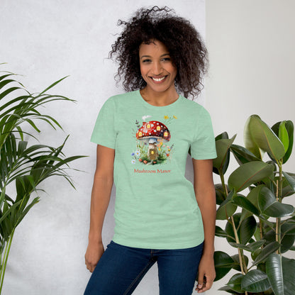 Mushroom Manor Faery Magical Graphic Tee
