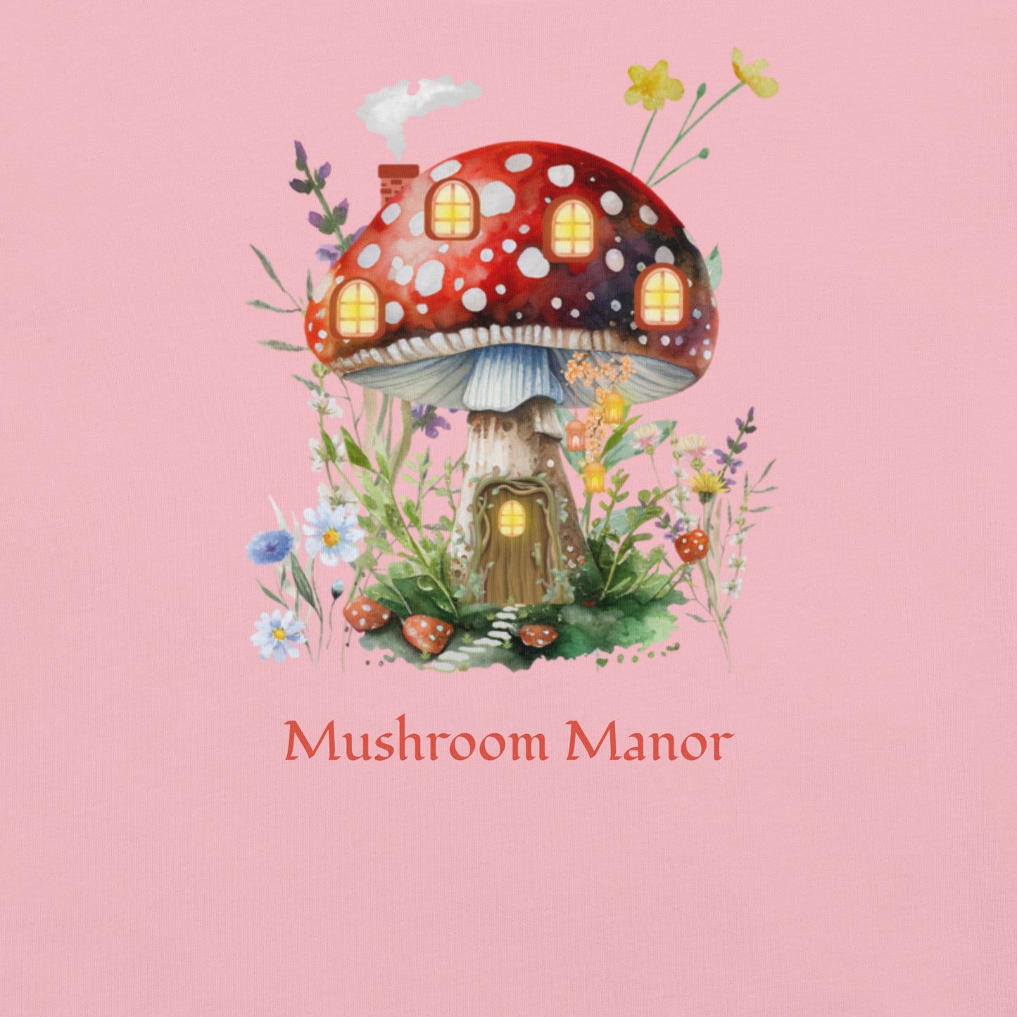 Mushroom Manor Faery Magical Graphic Tee