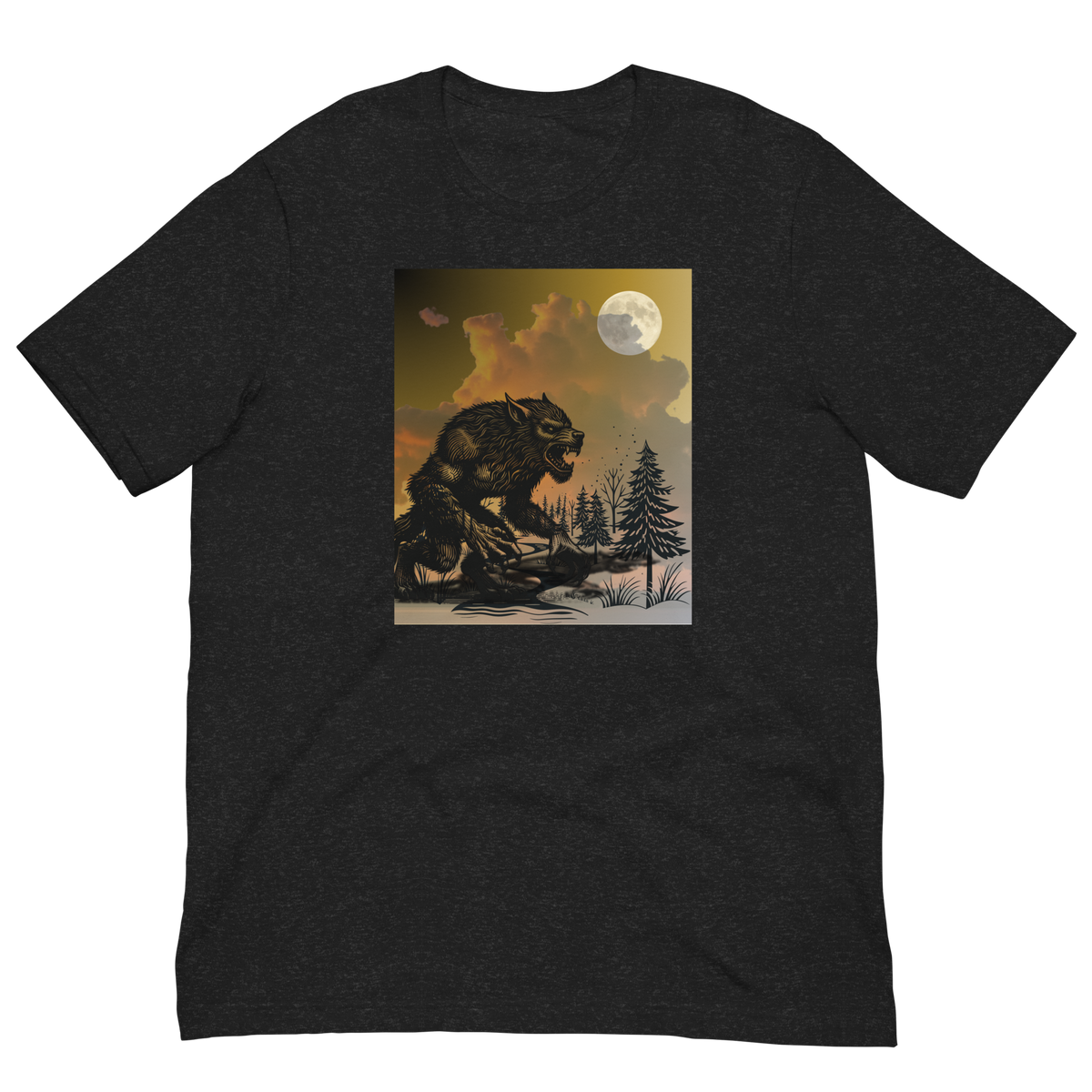 Werewolf's Shadow — Legends in Shadow Unisex Graphic Tee