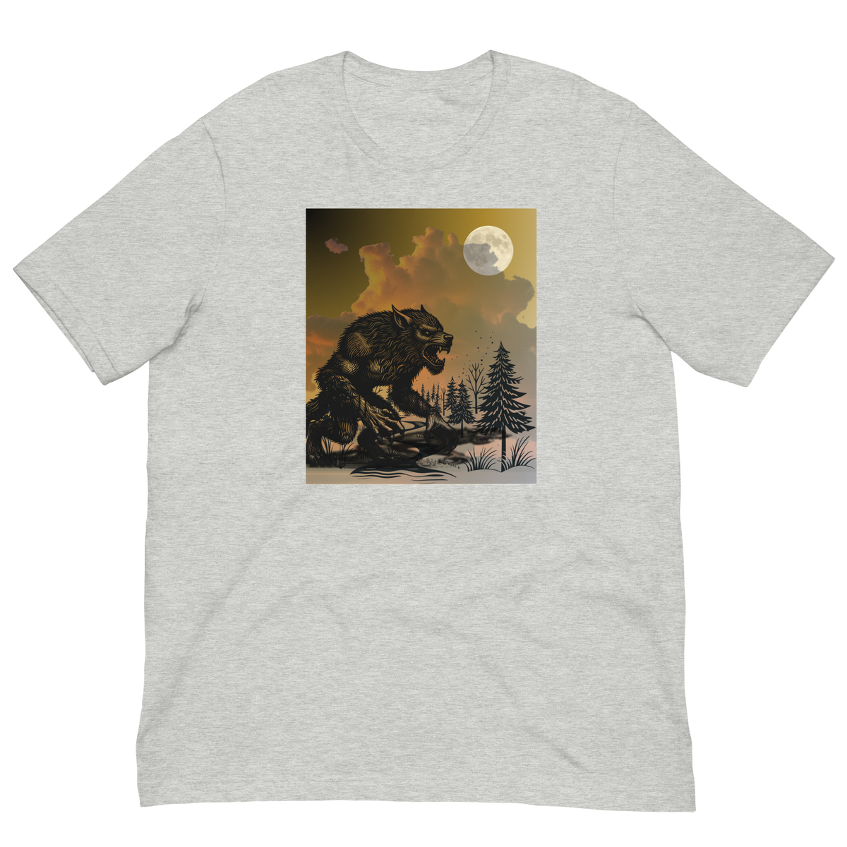 Werewolf's Shadow — Legends in Shadow Unisex Graphic Tee