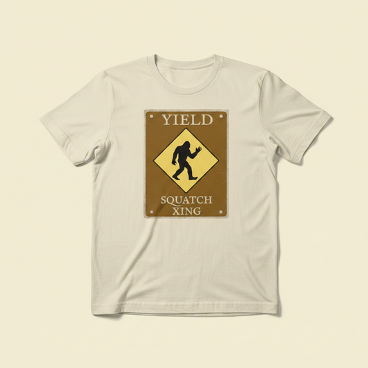 Yield Squatch X-ing — Unisex Graphic Tee